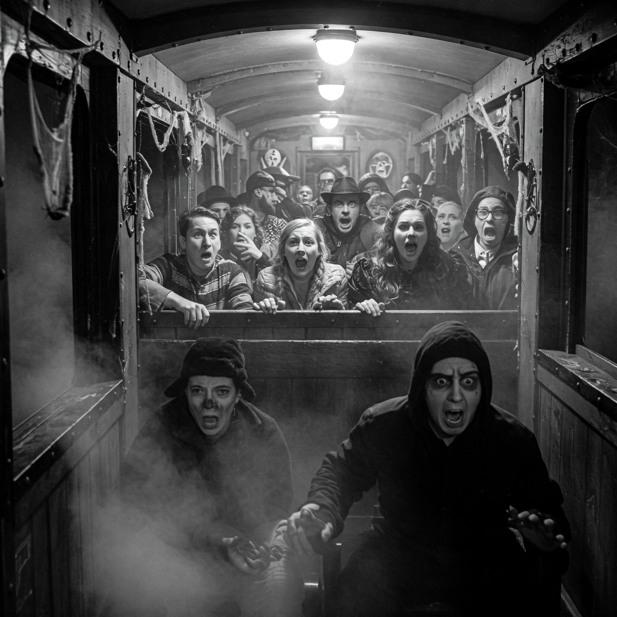 Panic in the ghost Train