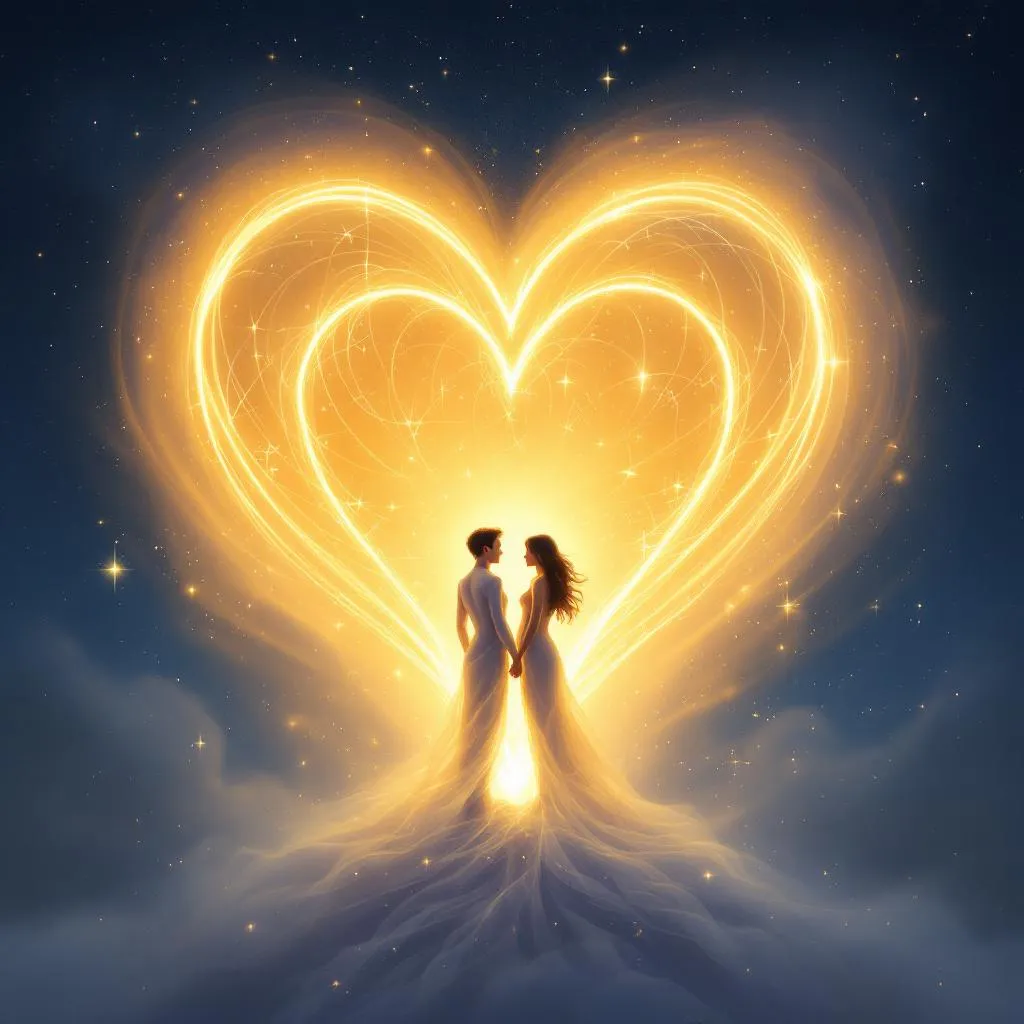!flux Picture love like a portal where the loved one become one.