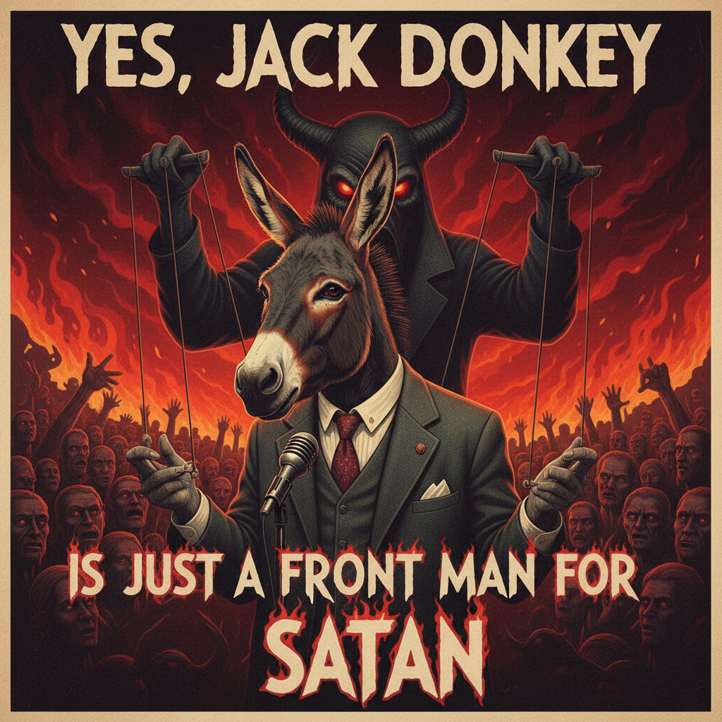 Yes Jack Donkey is just a front man for satan. !nb