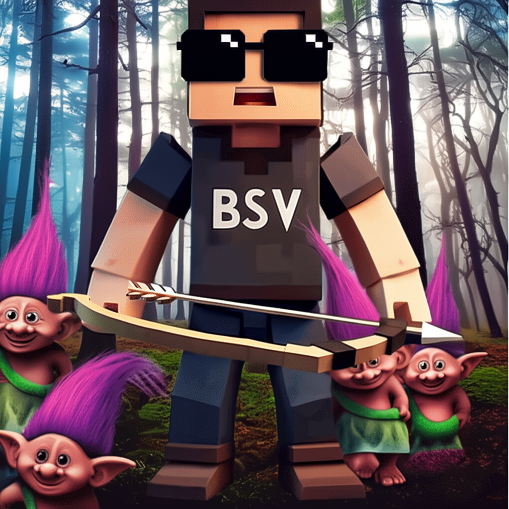!edit add little trolls hiding behind the trees