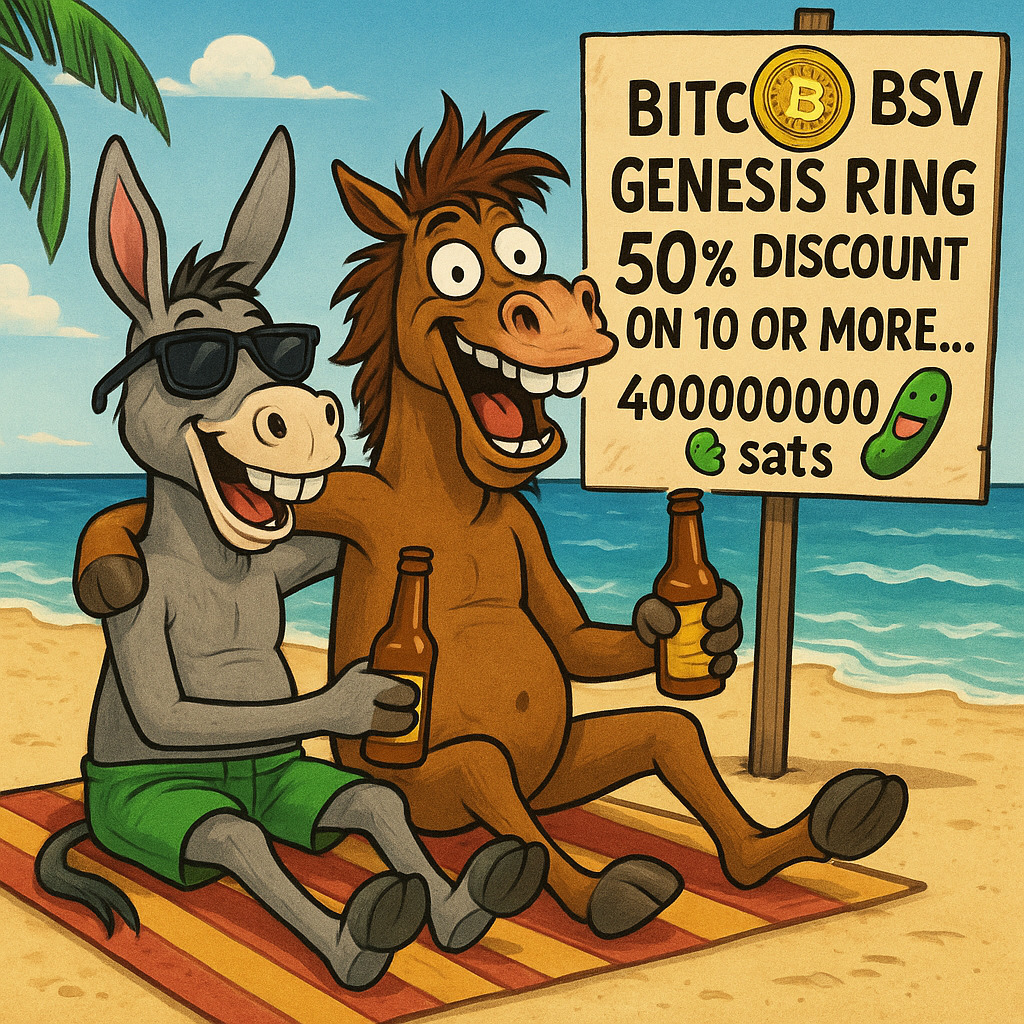 Welcome to the fantastic world of don- keys! 😎🫏🤪🐴🏖️🏖️🩴🩴🍻
#12 / 5.00 BSV