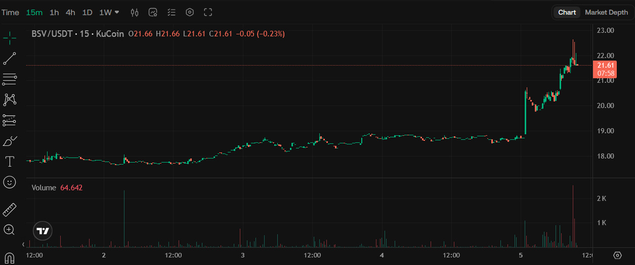 $BSV starting the year off with a fresh new face. 📈🥒
