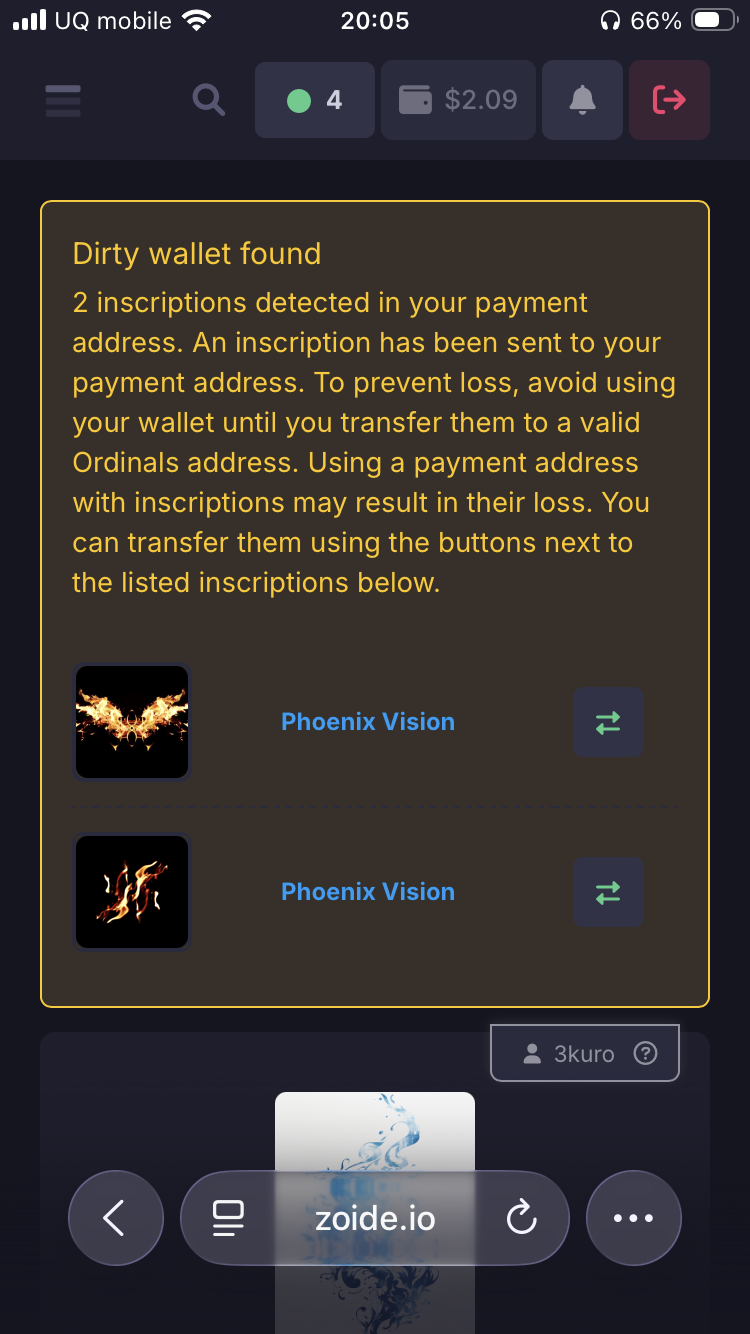 Ah, speaking of "dirty wallets," here's an example of such a case.