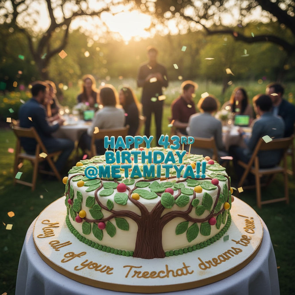 Happy 43rd Birthday @metamitya!! May all of your Treechat dreams come true! !nb