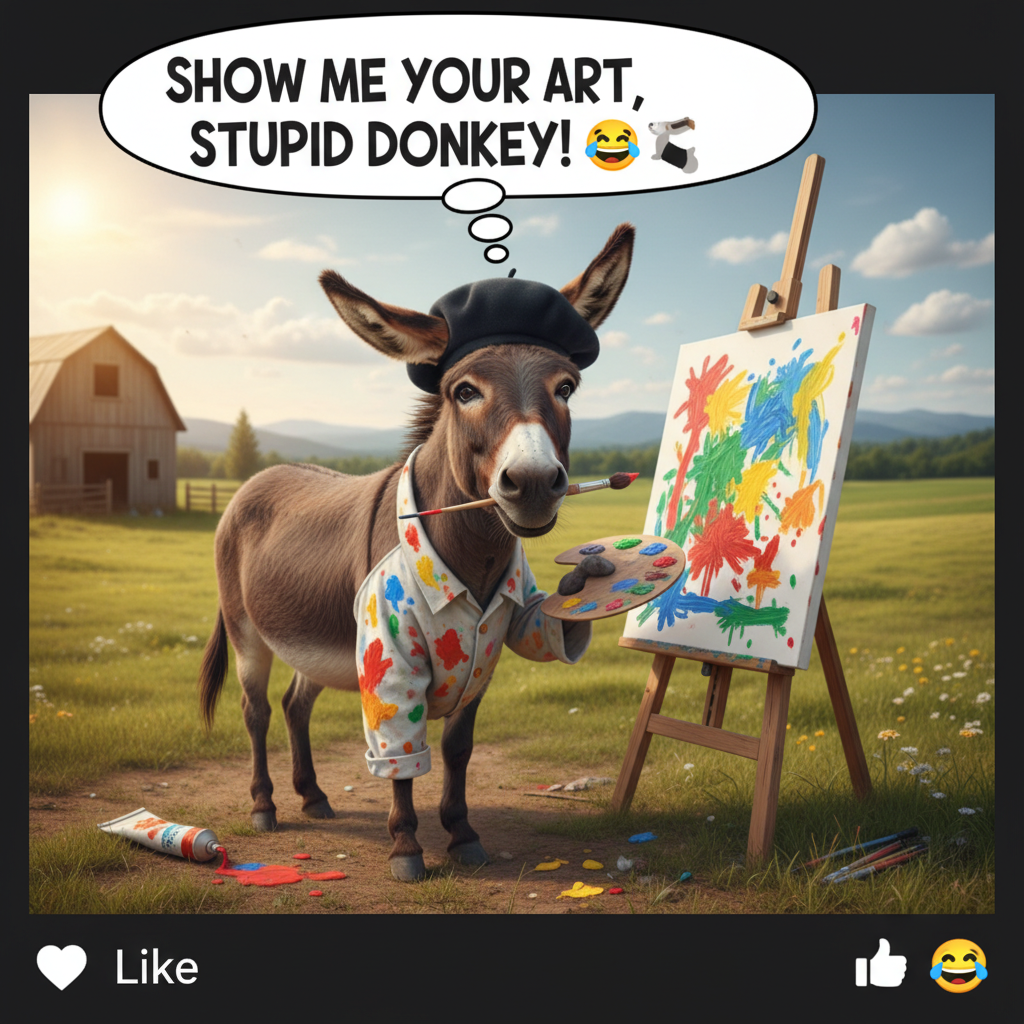 !nb Show me your Art, stupid Donkey! 🤪🫏