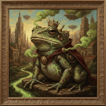 🐸 Lemon Smoke Frog 🐸
Renaissance Punk Dream 2 Collection 2 
If you send 2 BSV to my wallet, I'll se…