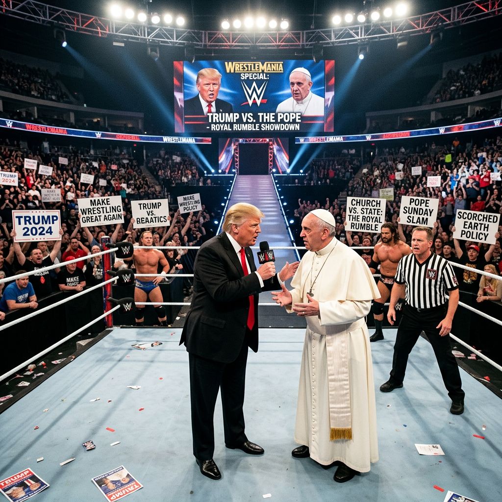 Very true but if you can remember the Trump in the WWE days. But now they are settling him up again…
