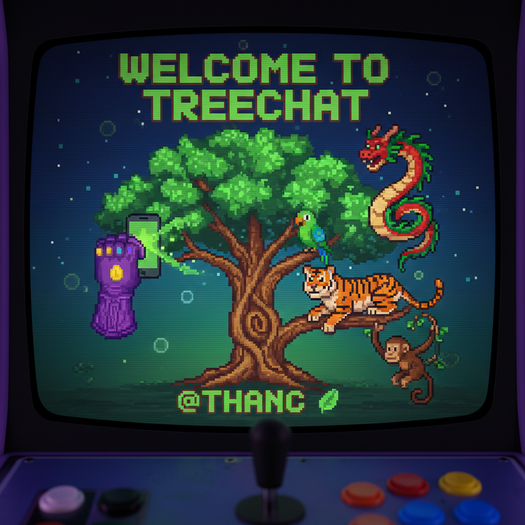 Welcome to treechat @Thanos 🌳📱🦜🐉🐯🐵 !nb