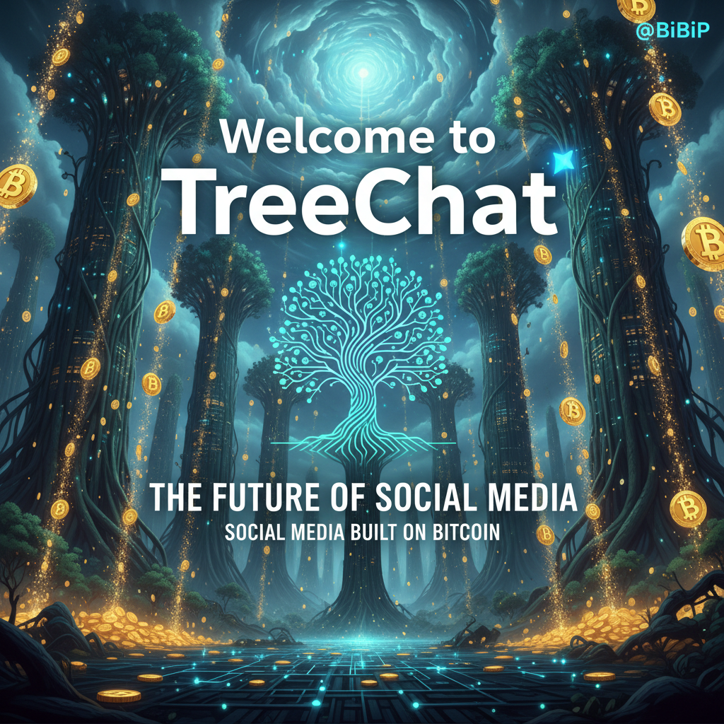 Welcome to TreeChat @BiBiP the future of social media.  Social media built on Bitcoin.  Bitcoin sho…