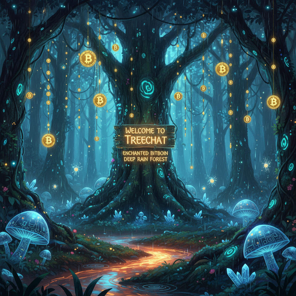 Welcome to treechat enchanted Bitcoin deep rain forest.!nb
