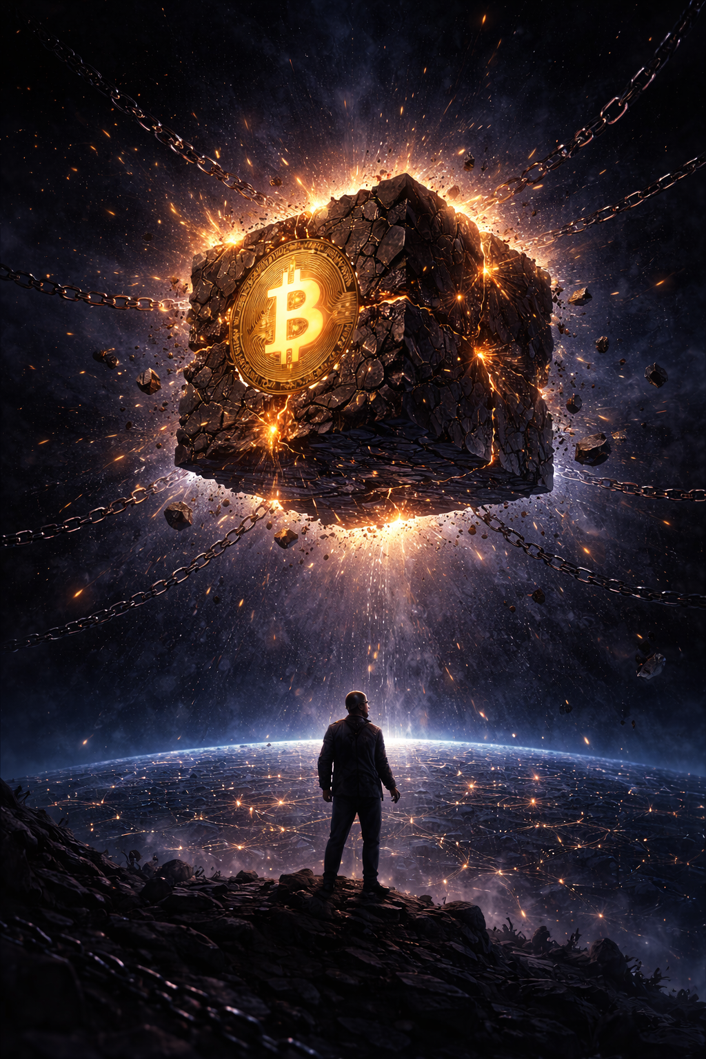 🪙💀 THE LAST BLOCK: DEATH
No warning.
No announcement.
Just… silence.
The chain stopped.
No new bloc…