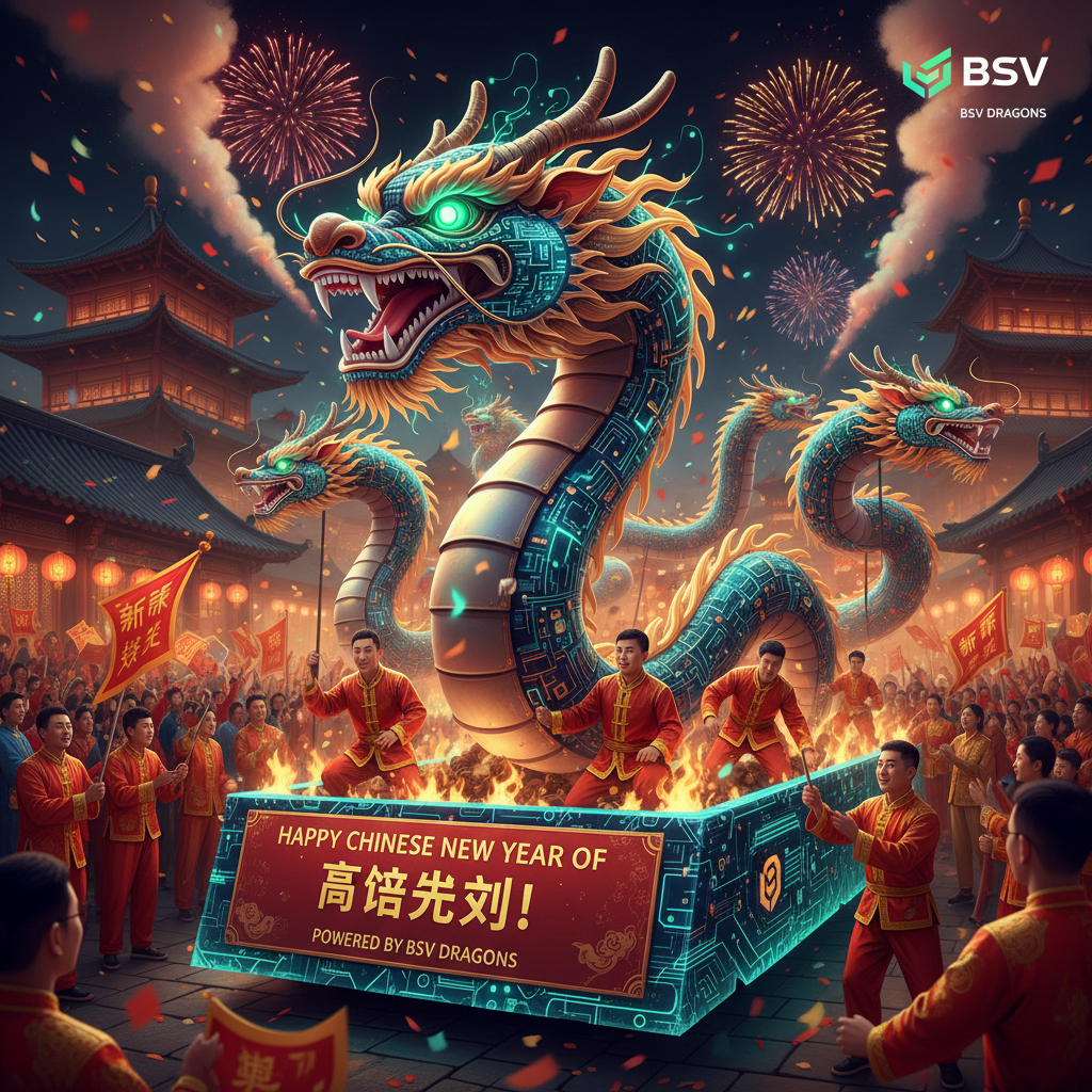 Happy Chinese new year.
I love it because i see they use BSV dragons for this day in China.
Looove …