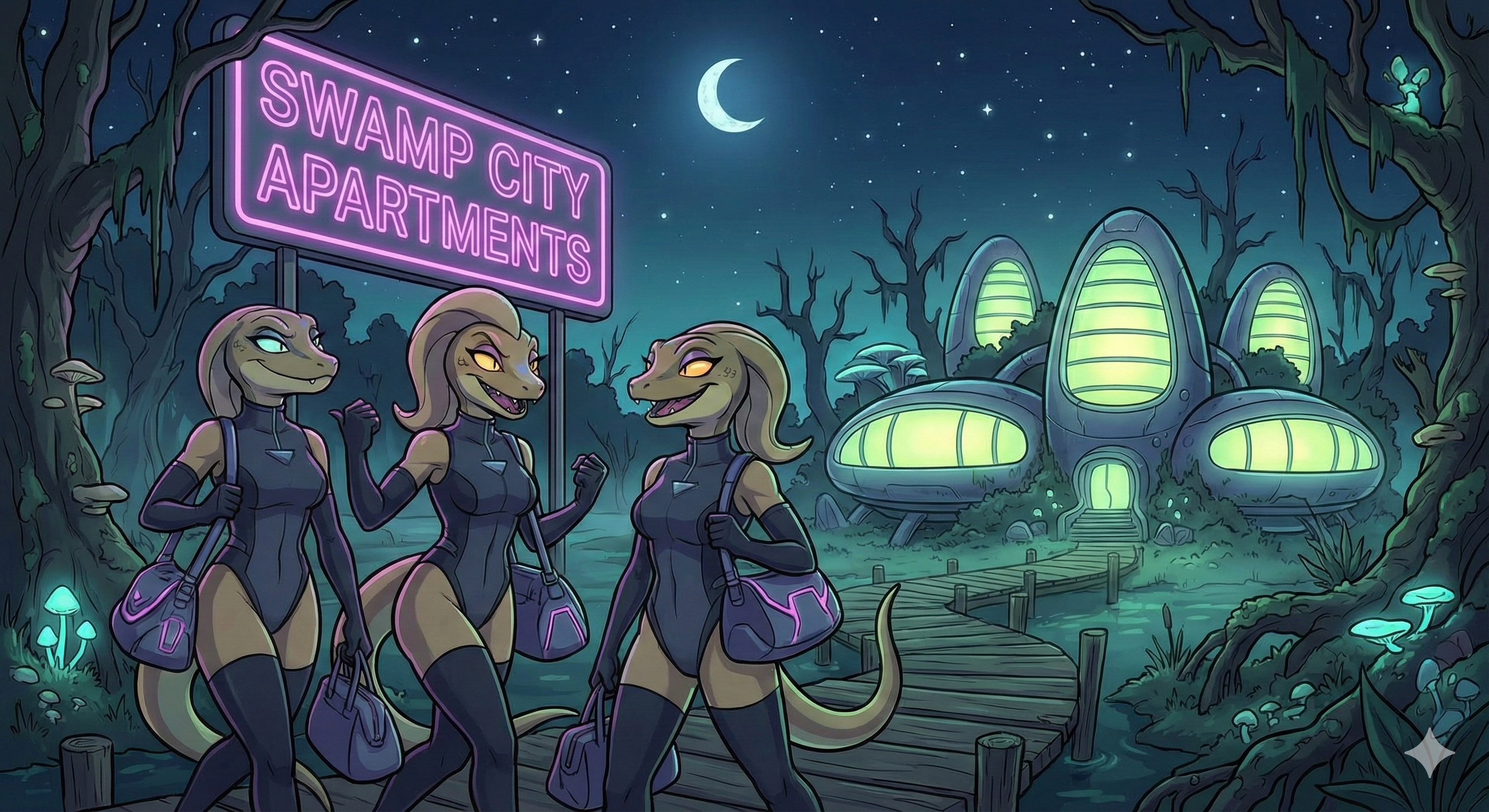 drain the swamp the space lizards want to move in already