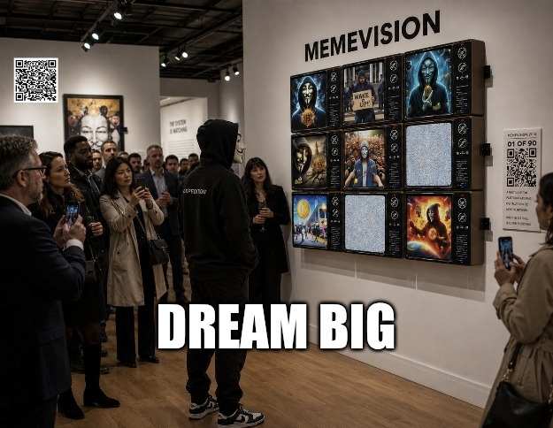 Some exhibitions ask you to observe the art.
MEMEVISION watches back 👁️