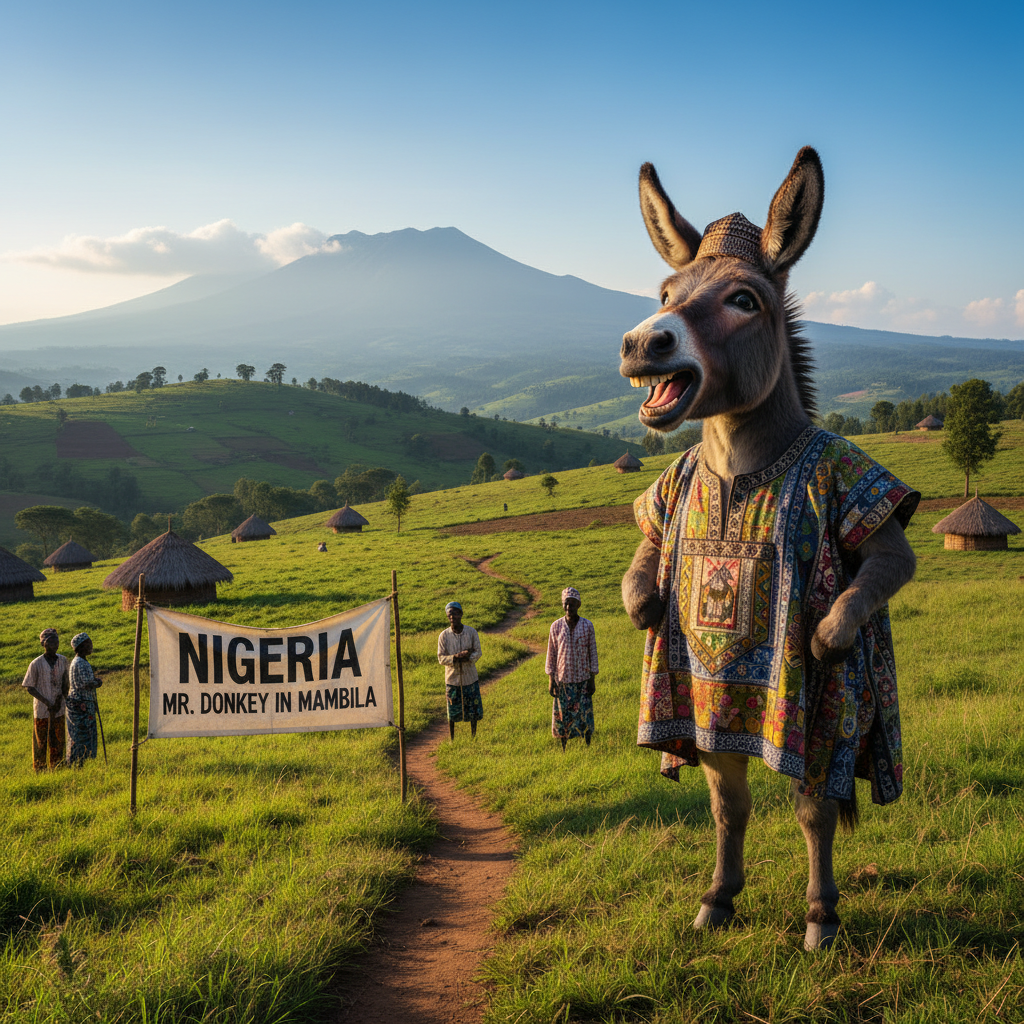 Nigeria
Mr Donkey in Mambila !nb