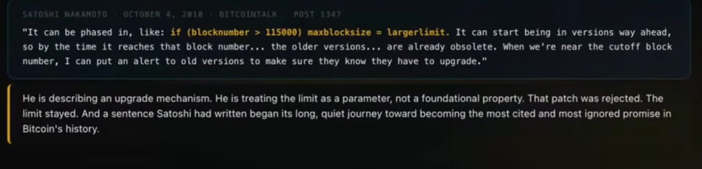 BigBlocksBoss post