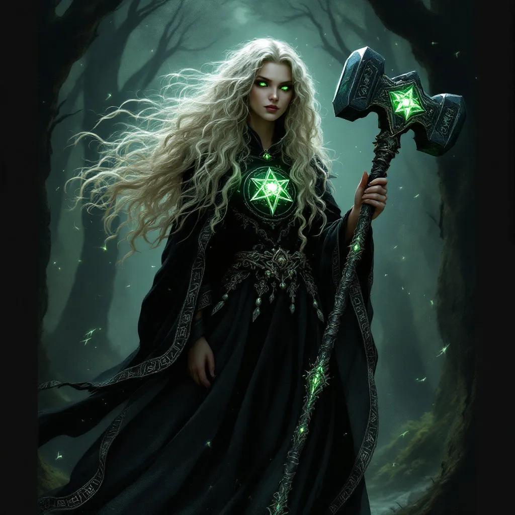 !flux11 Hazel Pentangle Warhammer witch