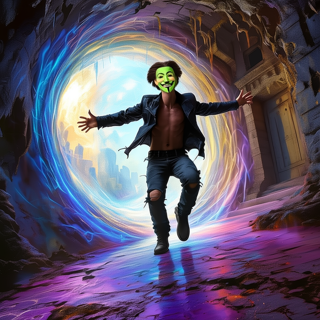 !edit add the mask from the movie the mask with jim carrey