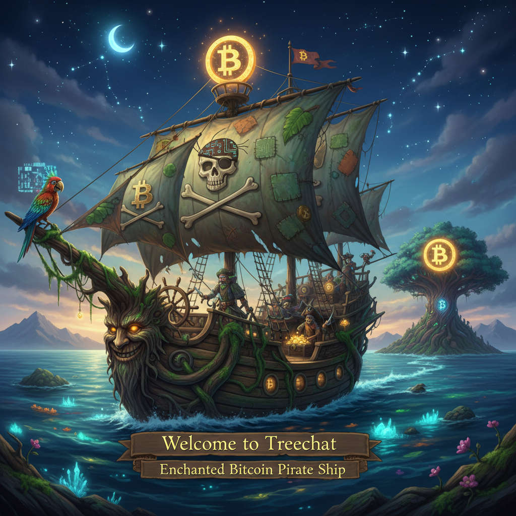 Welcome to treechat enchanted Bitcoin pirate ship. !nb
