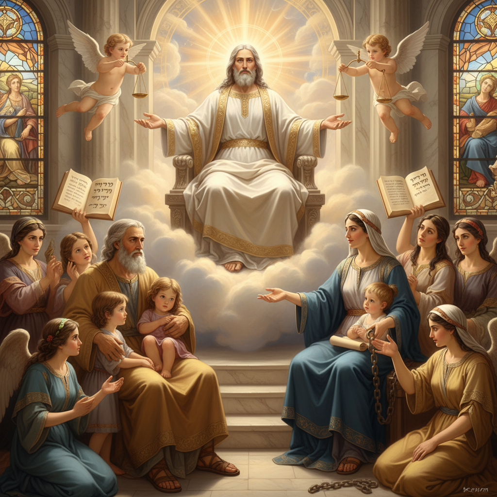 A father of the fatherless and a judge of the widows is God in his holy habitation. !nb