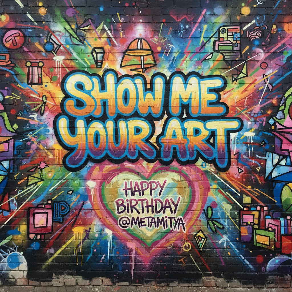 Show me your Art 
Happy birthday @metamitya !nb