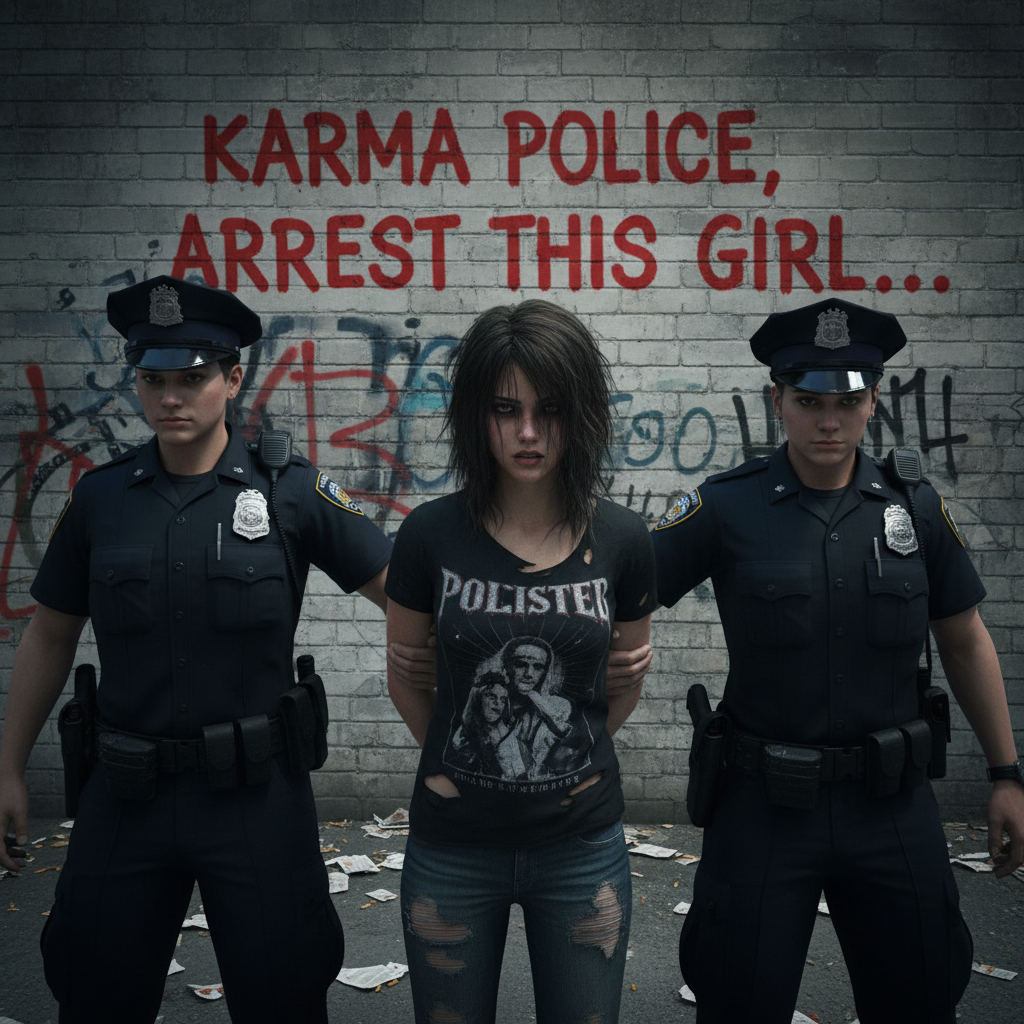 Karma police, arrest this girl... !nb